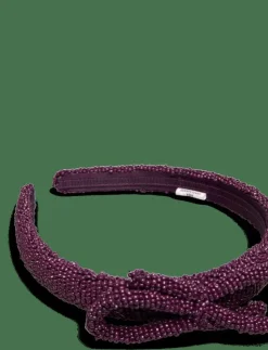 Becksöndergaard Bow Slim Beaded Hairbrace - Hårband & Diadem|Kvinnor Håraccessoarer