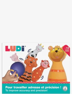 Ludi Bowling set - Animals - Interaktiva leksaker|Barn Babyleksaker|Babyleksaker