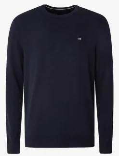 Lexington Clothing Stickat|Bradley Cotton Crew Sweater - Rundhalsad