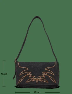Kvinnor Levi's® Handväskor|BRANNAN SHOULDER BAG BLACK DAR - Handväskor