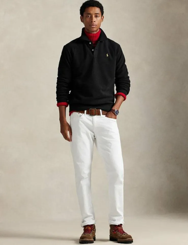 Polo Ralph Lauren Pikéer|Brushed Fleece Polo-Collar Pullover - Långärmade pikéer