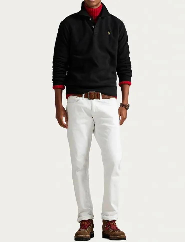 Polo Ralph Lauren Pikéer|Brushed Fleece Polo-Collar Pullover - Långärmade pikéer