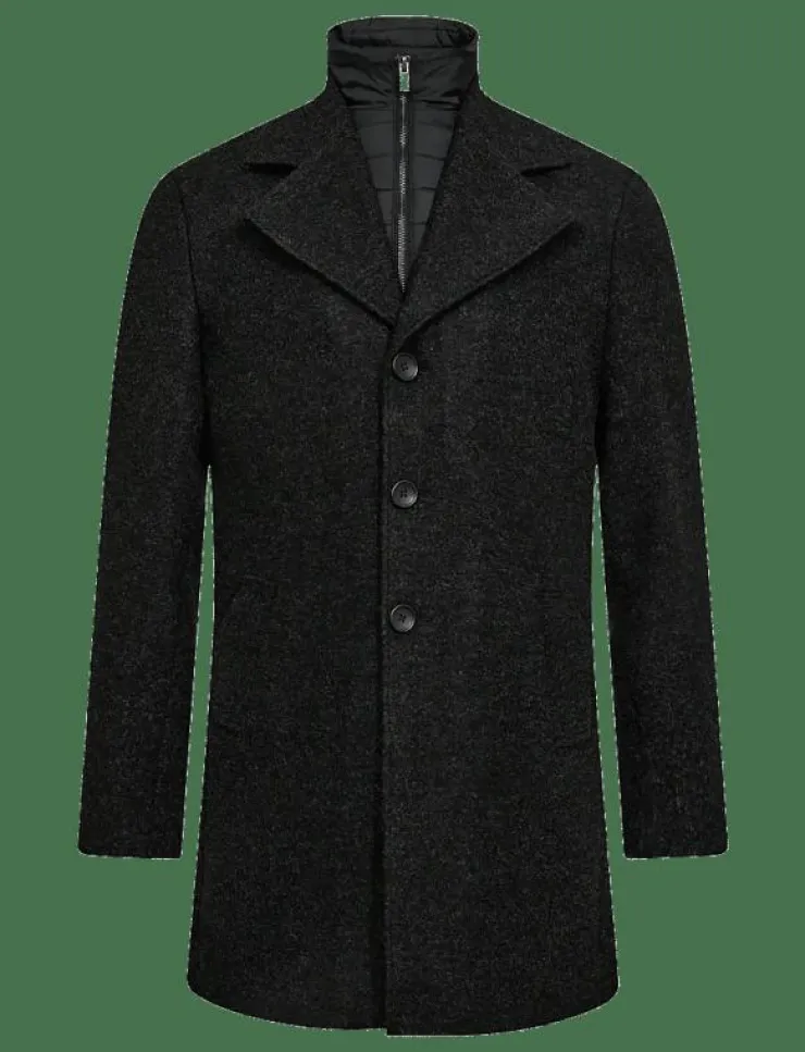 Bruun & Stengade BS Auckland Slim Fit Coat - Ullkappor| Jackor & Rockar