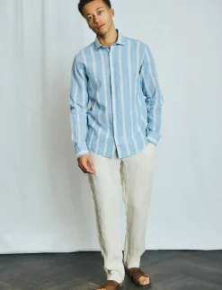 Bruun & Stengade BS Correa Casual Modern Fit Shirt - Linneskjortor| Skjortor