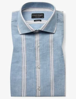Bruun & Stengade BS Correa Casual Modern Fit Shirt - Linneskjortor| Skjortor