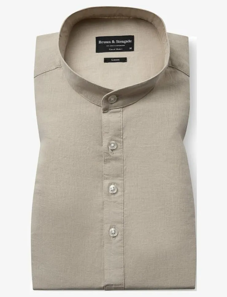 Bruun & Stengade BS Crawford Casual Modern Fit Shirt - Linneskjortor| Skjortor