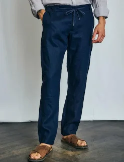 Bruun & Stengade BS Ervis Regular Fit Chinos - Linnebyxor| Byxor