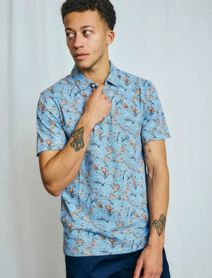 Bruun & Stengade BS Iriomote Regular Fit Polo Shirt - Kortärmade pikéer| Pikéer