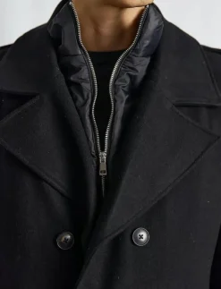 Bruun & Stengade BS Nelson Slim Fit Coat - Ullkappor| Jackor & Rockar