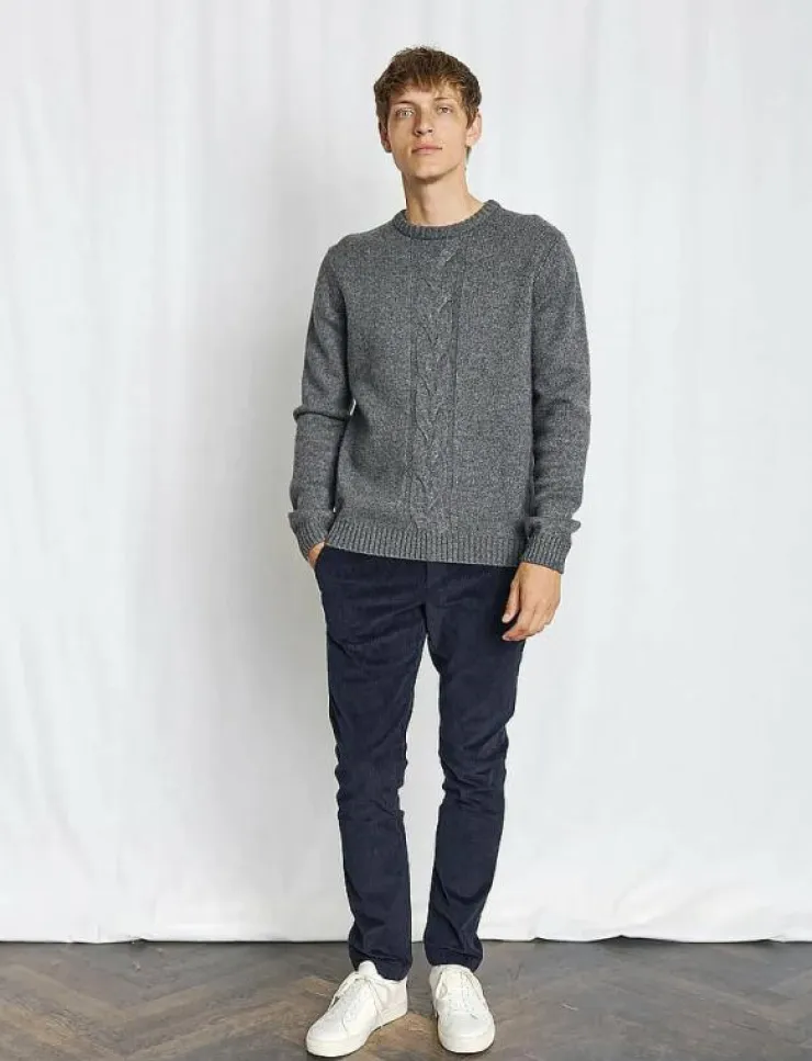 Bruun & Stengade Stickat|BS Tormod Regular Fit Knitwear - Rundhalsad
