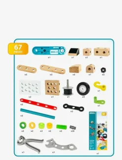 Barn BRIO Klossar & Byggsatser|Builder uppdragbar motor-set - Byggsats