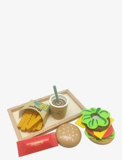 Magni Toys Burger Menu Set - Leksaksmat & Leksakstårtor|Barn Leksakskök & Tillbehör