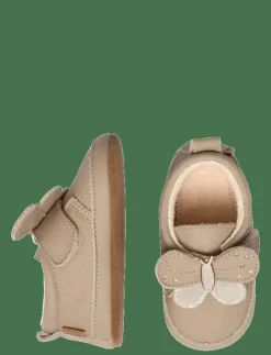 Barn Melton Lära-Gå-Skor|Inneskor|Butterfly leather slippers - Inneskor