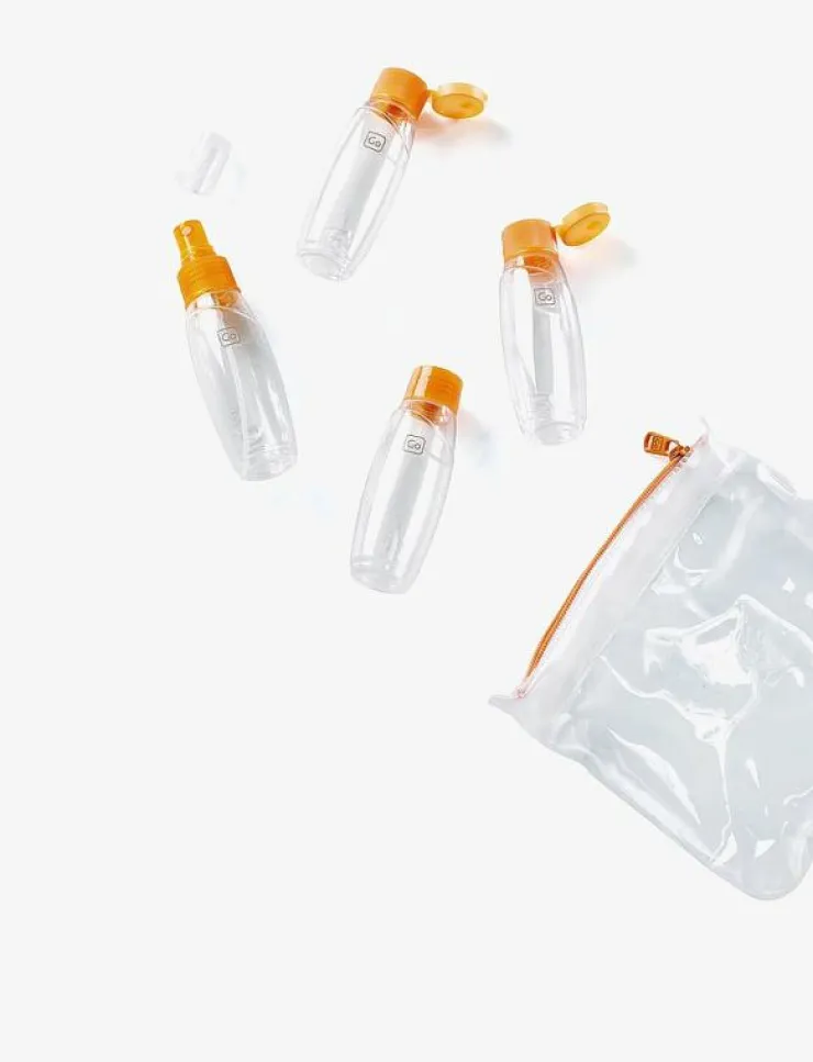 Go Travel Cabin Bottle Set - Resetillbehör|Kvinnor Resetillbehör|Resväskor & Tillbehör
