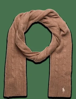 Polo Ralph Lauren Cable-Knit Wool-Cashmere Scarf - Halsdukar|Kvinnor Sjalar & Halsdukar