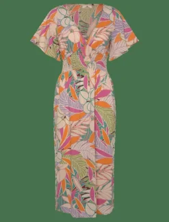 Rip Curl CALA VADELLA MIDI DRESS - Klänningar|Kvinnor Klänningar & Kjolar