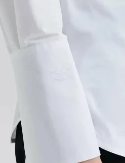 Malina Calisa Fitted Poplin shirt - Långärmade|Kvinnor Plus Size & Curvy|Blusar & Skjortor