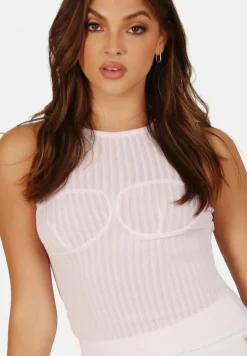 OW Collection CALLIE Stitch Tank Top - Överdelar|Kvinnor Pyjamas & Loungewear