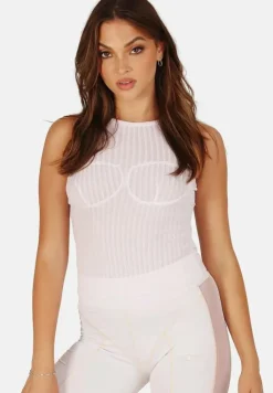 OW Collection CALLIE Stitch Tank Top - Överdelar|Kvinnor Pyjamas & Loungewear