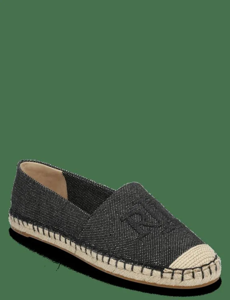 Kvinnor Lauren Ralph Lauren Espadrillos|Cameryn Cross-Dyed Canvas Espadrille - Platta espadriller