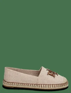 Kvinnor Lauren Ralph Lauren Espadrillos|Cameryn III Canvas & Leather Espadrille - Platta espadriller