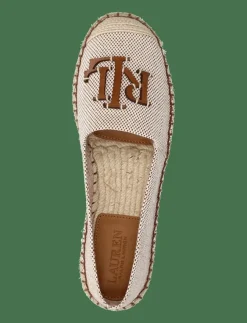 Kvinnor Lauren Ralph Lauren Espadrillos|Cameryn III Canvas & Leather Espadrille - Platta espadriller