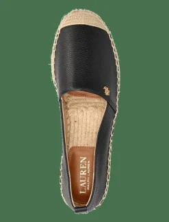 Kvinnor Lauren Ralph Lauren Espadrillos|Cameryn IV Tumbled Leather Espadrille - Platta espadriller