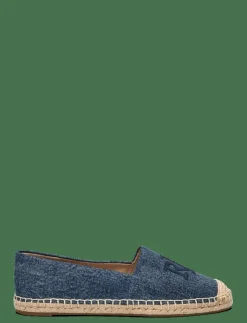 Lauren Ralph Lauren Cameryn Washed Denim Espadrille - Platta espadriller|Kvinnor Espadrillos