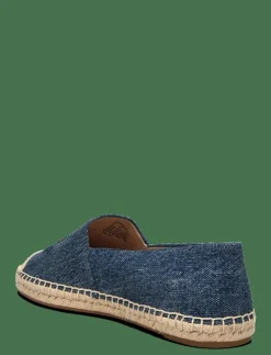 Lauren Ralph Lauren Cameryn Washed Denim Espadrille - Platta espadriller|Kvinnor Espadrillos