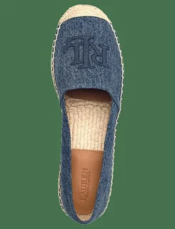 Lauren Ralph Lauren Cameryn Washed Denim Espadrille - Platta espadriller|Kvinnor Espadrillos