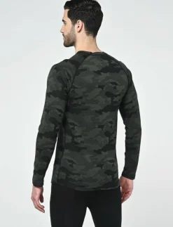 Bula Camo Merino Wool Crew - Underställströja| Underställ|Underställ