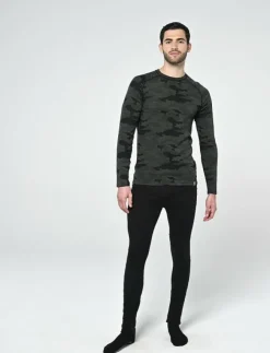 Bula Camo Merino Wool Crew - Underställströja| Underställ|Underställ