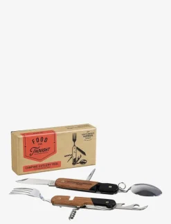 Gentlemen's Hardware Camping Cutlery Tool Wood 2pcs set - Bestickset| Bestick