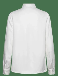 Kvinnor Lexington Clothing Blusar & Skjortor|Candice Embroidered Satin Blouse - Långärmade