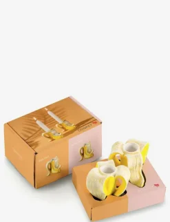 Donkey Candle holder - Banana Romance (2 pcs.) - Dekoration| Ljusstakar & Ljushållare