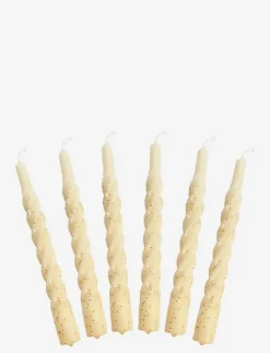 Kunstindustrien Candles with a Twist - Glitter - Kronljus| Ljus