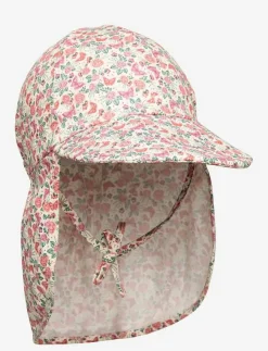 Barn Melton Solhattar|Cap w/neck & tie w/print - Solhatt