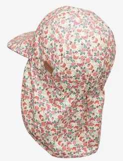 Barn Melton Solhattar|Cap w/neck & tie w/print - Solhatt