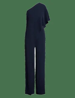 Lauren Ralph Lauren Cape Georgette One-Shoulder Jumpsuit - Jumpsuits|Kvinnor Jumpsuits