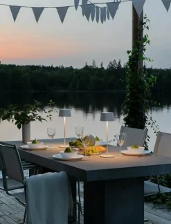 Konstsmide Utebelysning|Capri bordslampa fyrkantig USB 2700K/3000K dimbar - Bordslampor