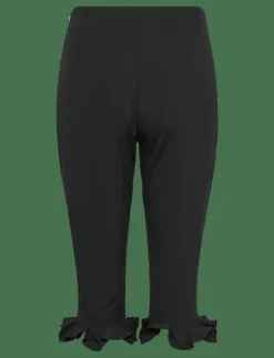 ROTATE Birger Christensen Capri Ruffle Pants - Leggings & Tights|Kvinnor Leggings & Tights