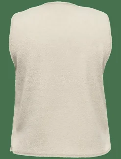 Kvinnor ONLY Carmakoma Västar|CARBELISA TEDDY WAISTCOAT JRS - Stickade västar