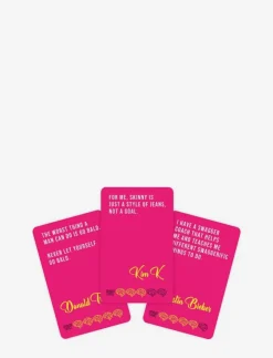 Gift Republic Spel & Pussel|Cards Celebrity Words - Spel & pussel
