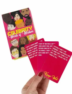 Gift Republic Spel & Pussel|Cards Celebrity Words - Spel & pussel