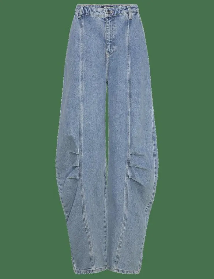 Kvinnor ROTATE Birger Christensen Byxor|CARGO DENIM PANTS - Cargobyxor
