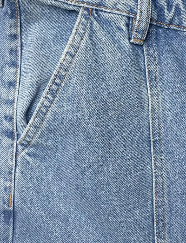 Kvinnor ROTATE Birger Christensen Byxor|CARGO DENIM PANTS - Cargobyxor
