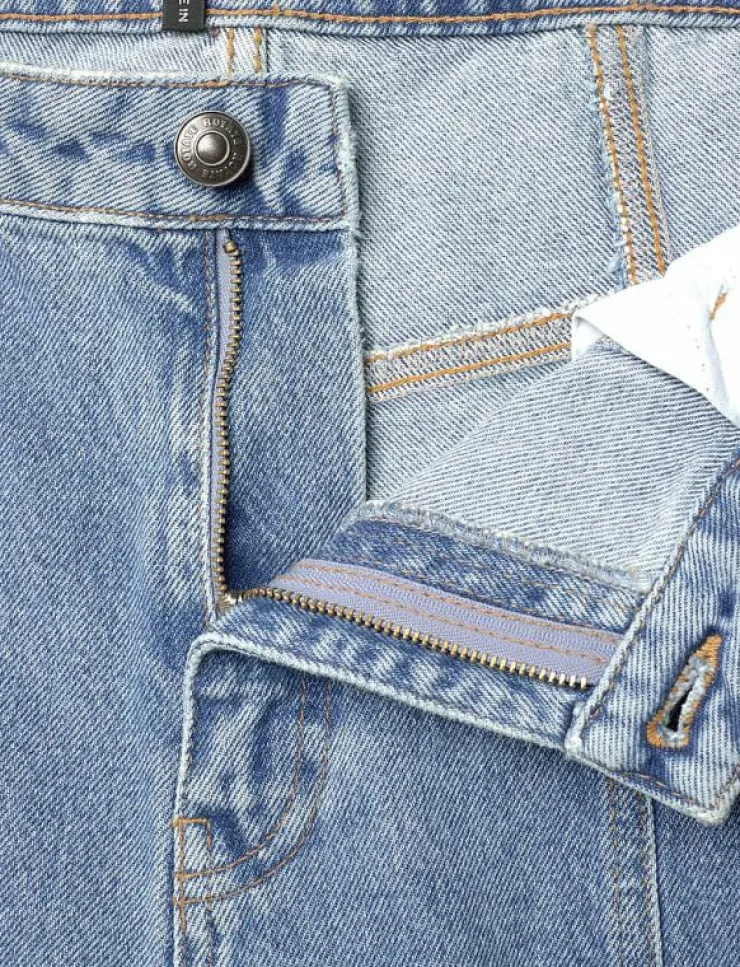 Kvinnor ROTATE Birger Christensen Byxor|CARGO DENIM PANTS - Cargobyxor