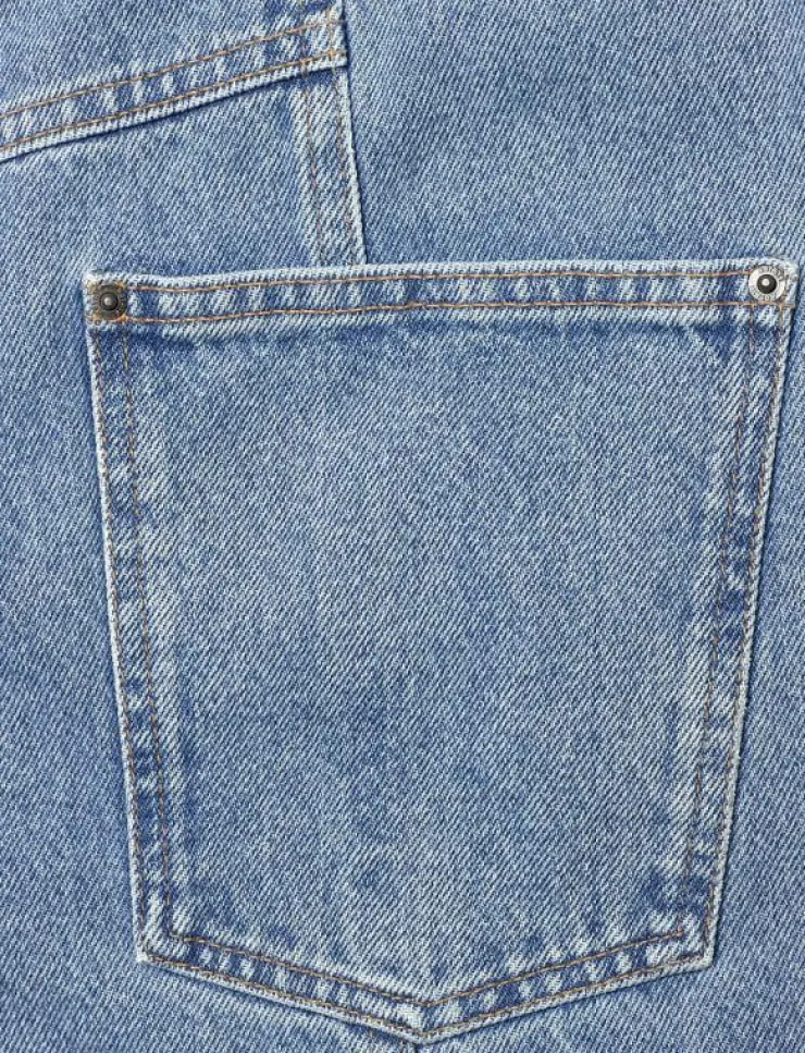 Kvinnor ROTATE Birger Christensen Byxor|CARGO DENIM PANTS - Cargobyxor