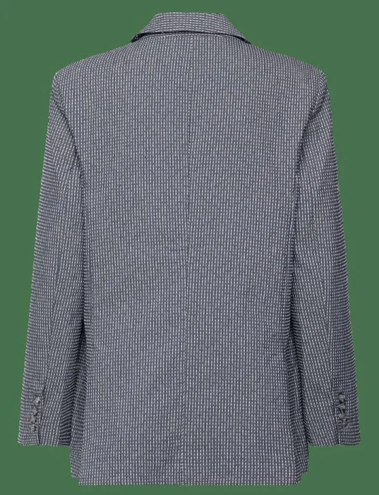 Naja Lauf CARLOTTA BLAZER BLURRED STRIPE - Enkelknäppta kavajer|Kvinnor Kavajer