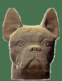 Cartonic Spel & Pussel|Dekorationsdetaljer|3D Pussel BULLDOG - Träfigurer